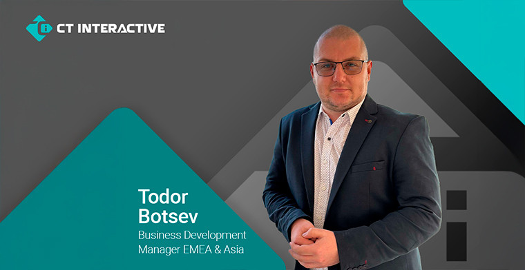 Todor Botsev se incorpora como Director de Desarrollo Comercial para EMEA y Asia en CT Interactive