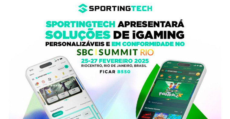 Sportingtech apresentará soluções de iGaming personalizáveis e compatíveis no SBC Summit Rio