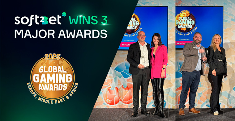 Three Major Awards at  Prestigious Global Gaming Awards EMEA 2025 for Soft2Bet