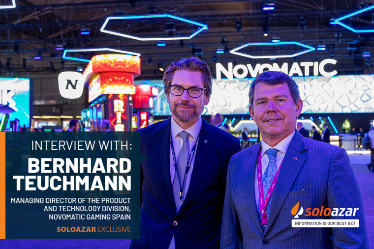 Novomatic Gaming Spain highlights at ICE Barcelona, statements by Bernhard Teuchmann