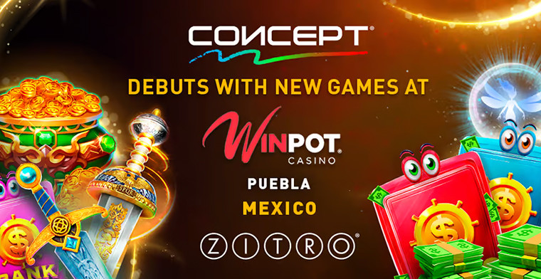 Zitro’s Concept Cabinet Line And New Games Arrive At Winpot Puebla
