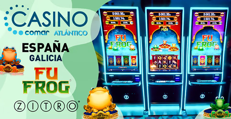 Casino Atlántico ya cuenta con Fu Frog de Zitro