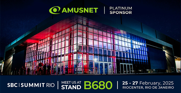 SBC Rio 2025: Amusnet será o centro das atenções como patrocinador principal Platinum