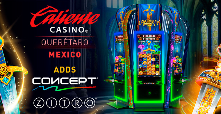 Mexican casino Caliente Querétaro introduces Zitro's Concept Cabinet Line