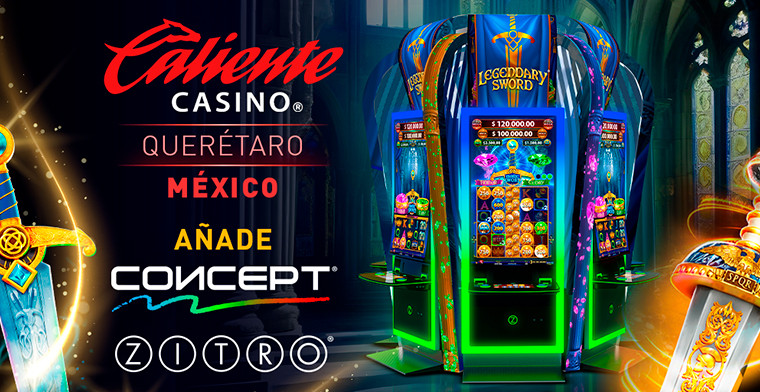 El Casino Mexicano Caliente Querétaro apuesta por Concept de Zitro