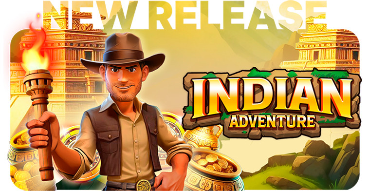 ¡Ya está aquí Indian Adventure! Entra en la última y emocionante tragamonedas de video diseñada por Onlyplay