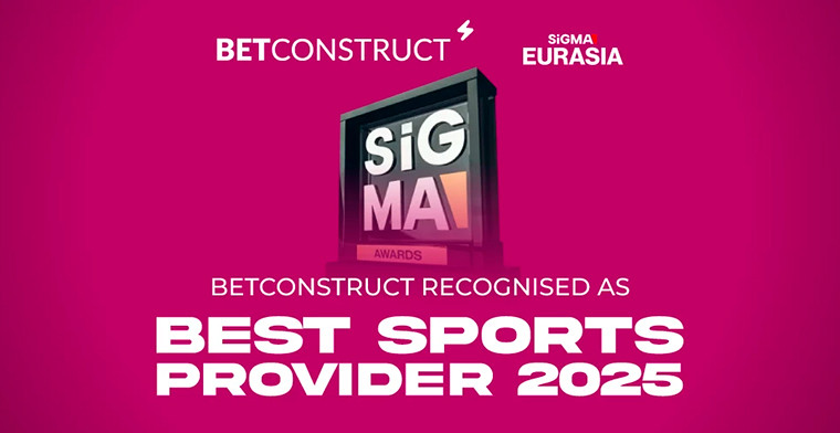 SiGMA Eurasia 2025: Betconstruct ganó el premio al mejor Proveedor de Deportes