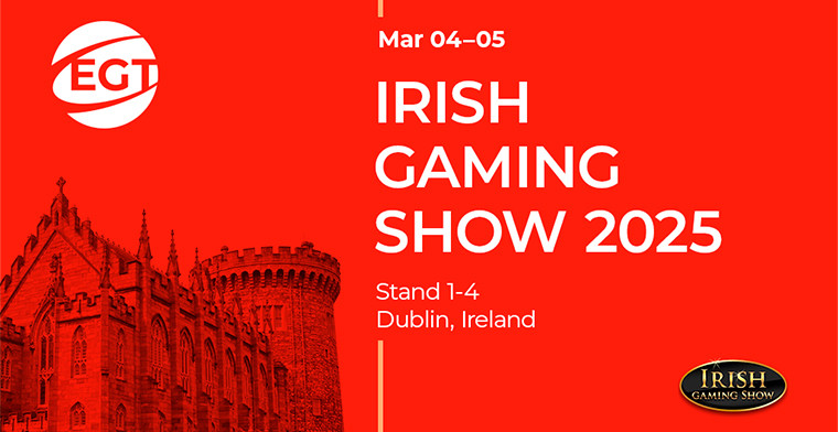 EGT to showcase latest innovations at Irish Gaming Show 2025