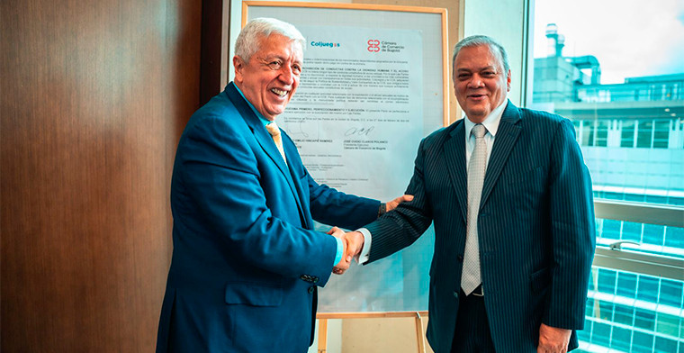 Coljuegos y Cámara de Comercio de Bogotá firman pacto para luchar contra la ilegalidad y fortalecer las economías populares