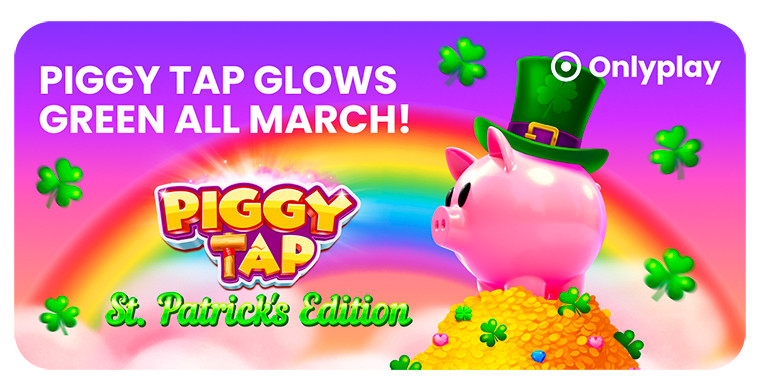 ¡Sumérgete en la suerte de los irlandeses con Piggy Tap™ St. Patrick’s Day Edition!