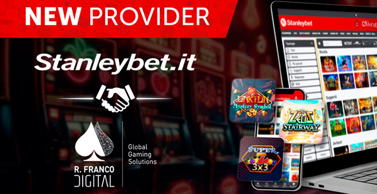 R. Franco Digital se asocia con Stanleybet.it para lanzar juegos exclusivos en Italia