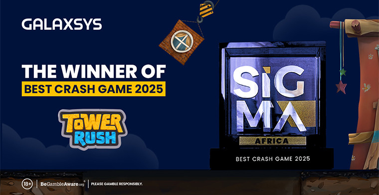 Tower Rush de Galaxsys gana el premio al mejor juego de choque de 2025 en los SiGMA Africa Awards