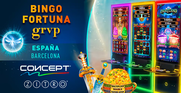 Bingo Fortuna ya cuenta con el innovador gabinete Concept de Zitro y sus nuevos juegos