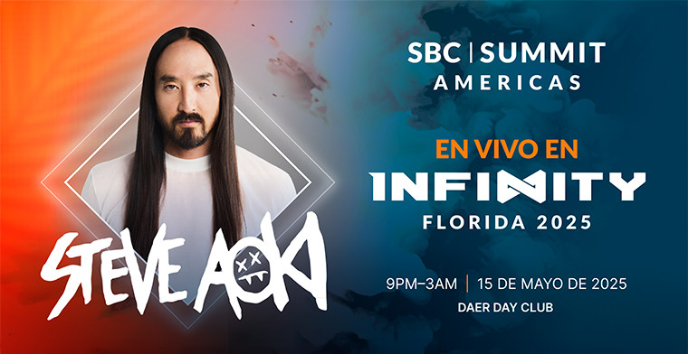 SBC Summit Americas presenta a la leyenda del EDM Steve Aoki en INFINITY Florida