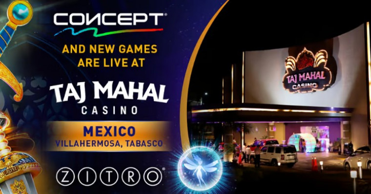 Mexico's Taj Mahal Casino brings Zitro's CONCEPT cabinets and exclusive new games