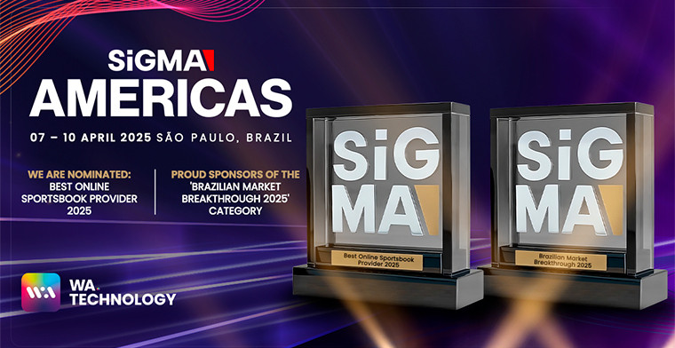 WA.Technology es Nominado a "Mejor Proveedor de Apuestas Deportivas Online" en SiGMA Americas 2025