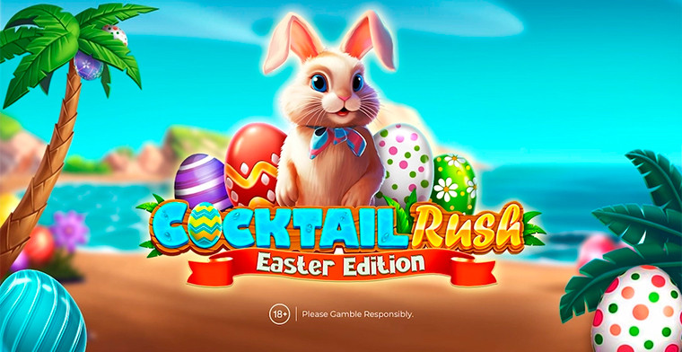 Cocktail Rush Easter Edition de Amusnet: ¡el refrescante juego tragamonedas de video con temática tropical!