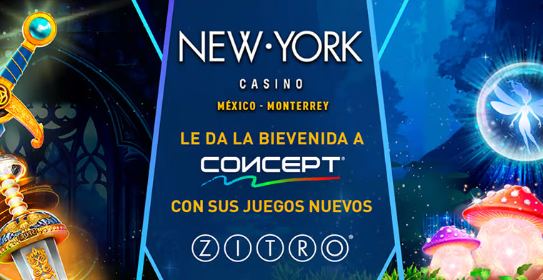 New york casino in mexico welcomes ZITRO's CONCEPT and new games