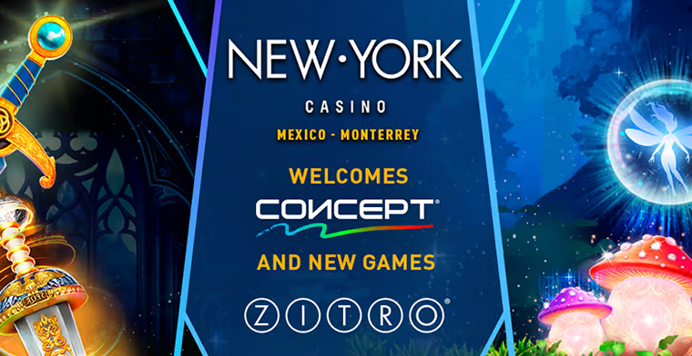 New York Casino en México le da la bienvenida a los nuevos juegos y a CONCEPT de ZITRO