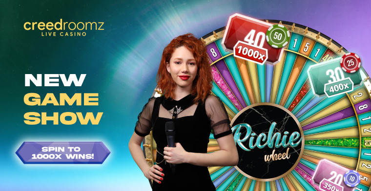 CreedRoomz lanza Richie Wheel: Mayor participación de los jugadores y generación de ingresos con multiplicadores de hasta 1000x