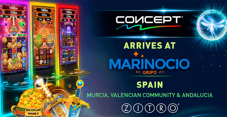 CONCEPT and ZITRO’s new games arrive AT MARINOCIO gaming halls