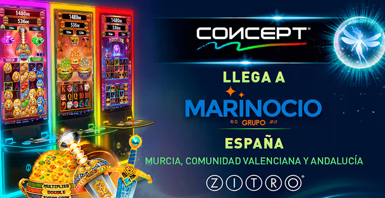 CONCEPT y los nuevos juegos de ZITRO llegan a los salones MARINOCIO
