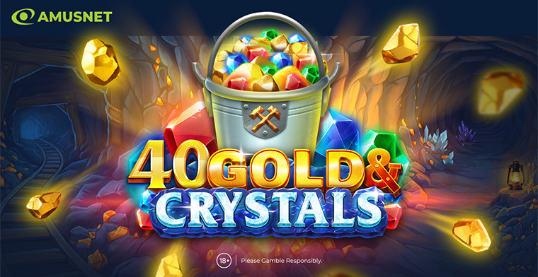 Únete a una aventura memorable en las minas con el último lanzamiento de tragamonedas de Amusnet, Gold & Crystals