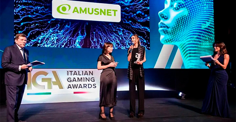 Amusnet Named Content Provider of the Year at the Italian Gaming Awards 2025
