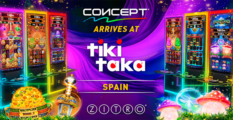 Zitro Expands It's Presence at Tiki Taka Games with Concept and New Games