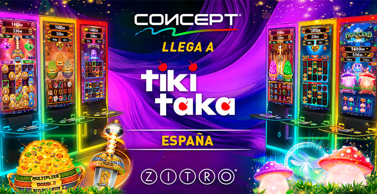 Zitro amplía su presencia en Tiki Taka Games con Concept y nuevos juegos