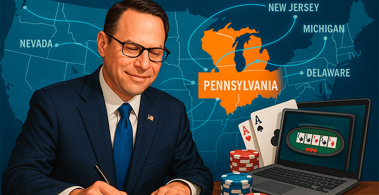 Pennsylvania: Governor Shapiro Signs Multi-State Internet Gaming Agreement about Online Poker Market