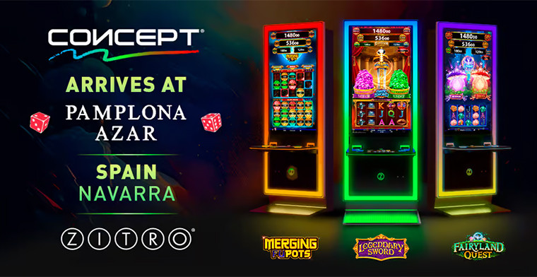 Zitro Brings Its New Concept Cabinet Line to Pamplona Azar Gaming Halls