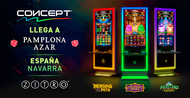 Zitro instala su nueva línea Concept en los salones Pamplona Azar