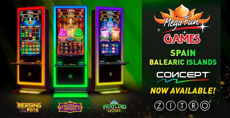 Zitro’s Concept Cabinet Line Now Live at Mega Fun Games in The Balearic Islands