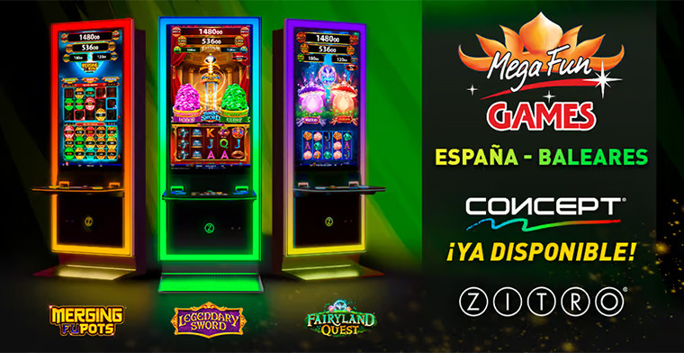 Llega Concepta los Salones Mega Fun Games de Baleares