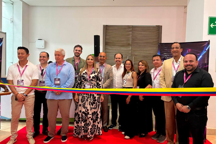 Início bem-sucedido da GAT Expo Cartagena 2025, que continua com dois dias de exposições do setor de jogos