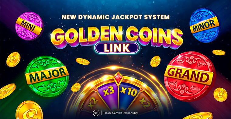 Amusnet presenta Golden Coins Link: una nueva experiencia de jackpot progresivo