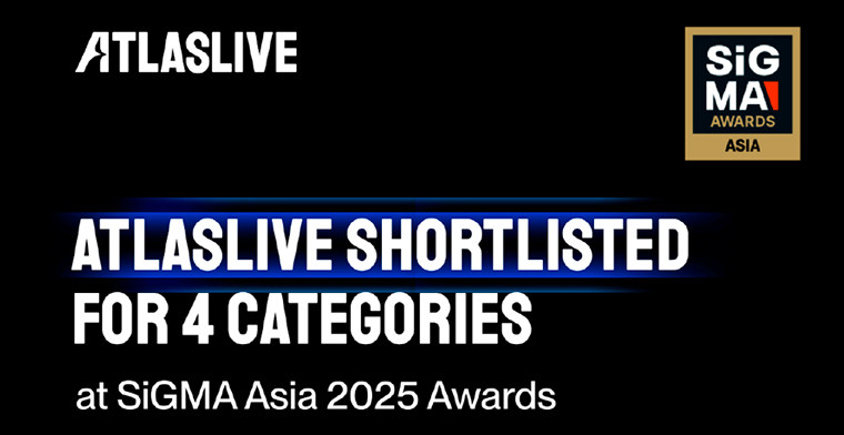 Atlaslive foi selecionado para 4 categorias nos prêmios SiGMA Asia 2025