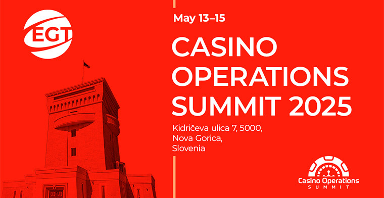 EGT to be a Gold Sponsor of Casino Operations Summit 2025