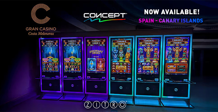 Gran Casino Costa Meloneras incorporates ZITRO's Concept Cabinet
