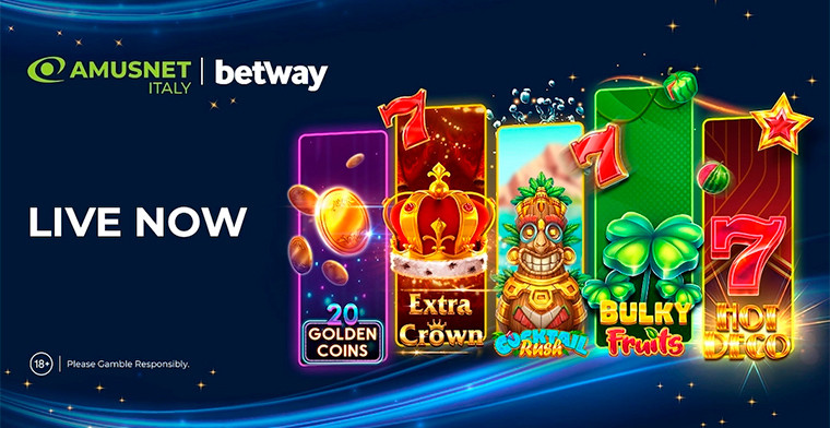 Amusnet Expands Italian Presence Through Strategic Partnership with Betway