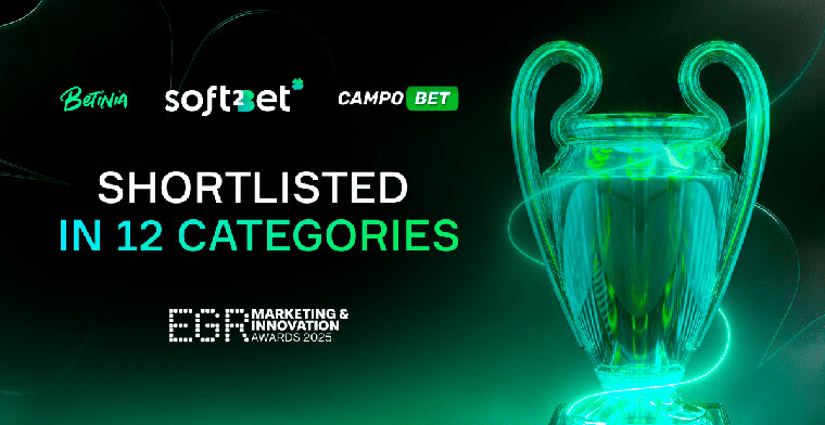 Soft2Bet and Its Brands shortlisted for 12 EGR Marketing & Innovation Awards 2025