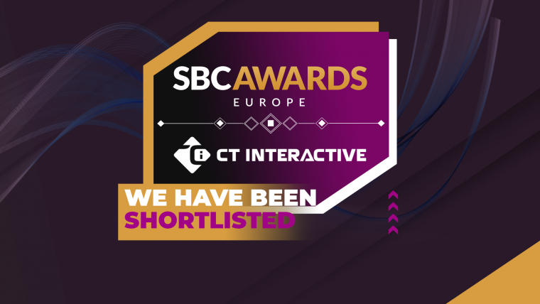SBC Awards Europe: CT Interactive preseleccionado como la mejor colaboración de juego exclusiva