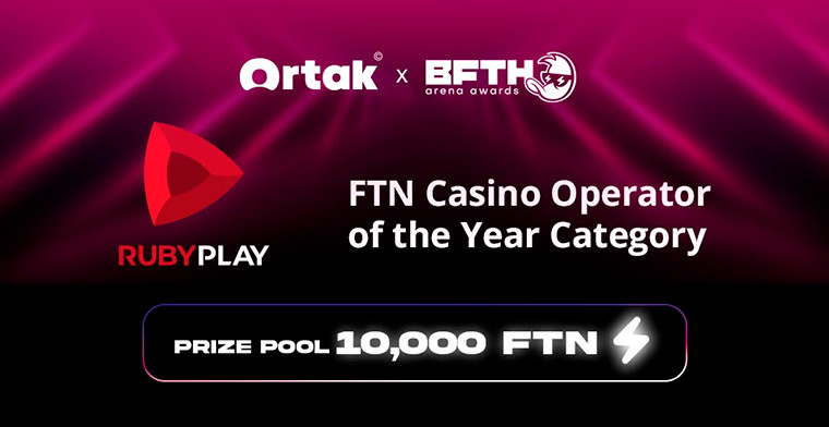 Betconstruct anuncia que RubyPlay será el patrocinador FTN Casino Operator del año en los premios Ortak x BFTH Arena 2025