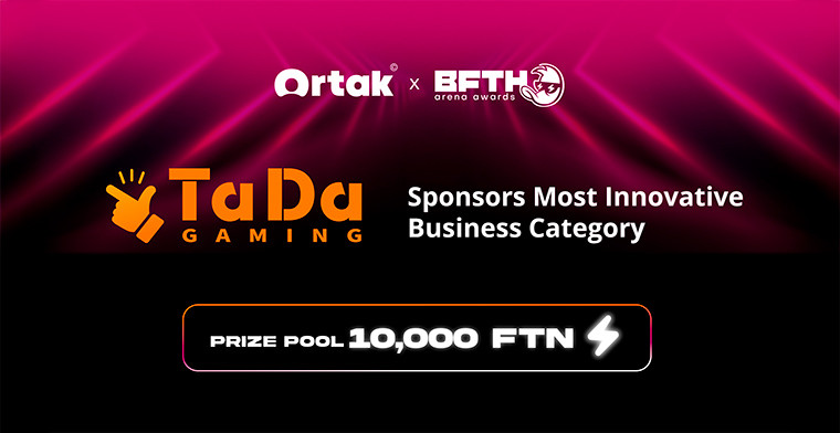 TaDa Gaming patrocina el negocio más innovador en los Premios Ortak x B.F.T.H. Arena 2025