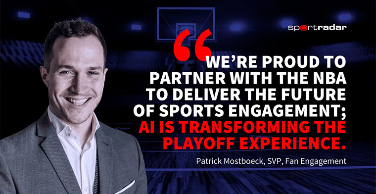 Sportradar apresenta AI - O verdadeiro MVP dos playoffs da NBA