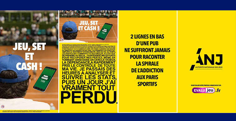 Roland Garros: the National Gaming Authority relaunches its prevention campaign for Sports betting and addiction risks