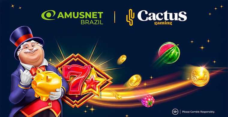 Amusnet integra portfólio à plataforma Cactus para fortalecer a distribuição no Brasil 
