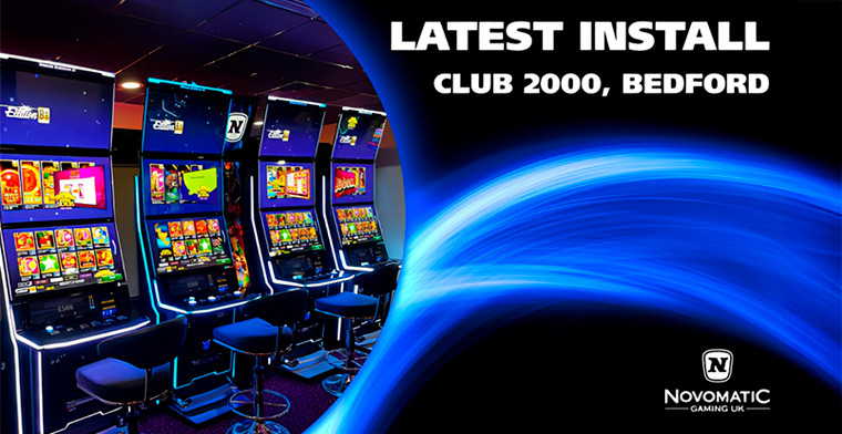 Club 2000 Bedford se amplía con la instalación de los gabinetes BLACK EDITION II B3™ NOVOLINE de NOVOMATIC