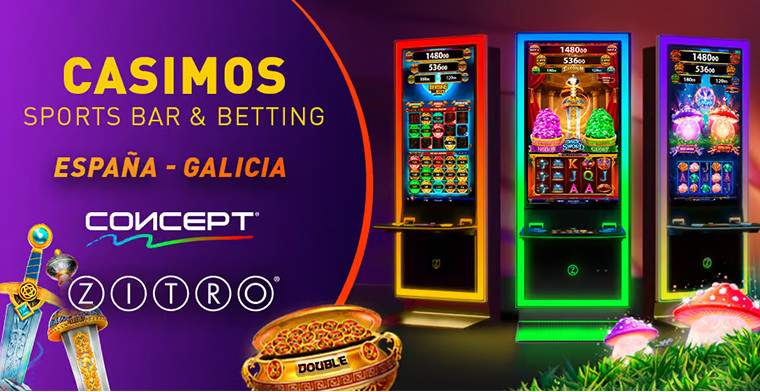 Los gabinetes CONCEPT de Zitro transforman CASIMOS Vigo en un destino de entretenimiento de primer nivel